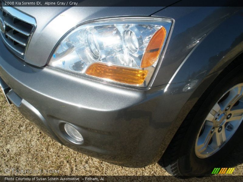 Alpine Gray / Gray 2008 Kia Sorento EX