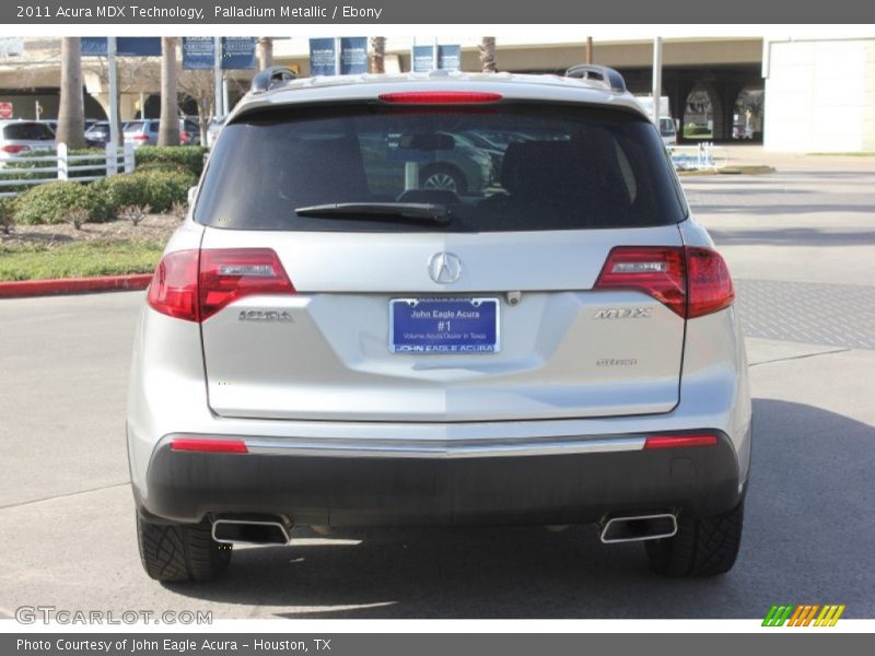 Palladium Metallic / Ebony 2011 Acura MDX Technology