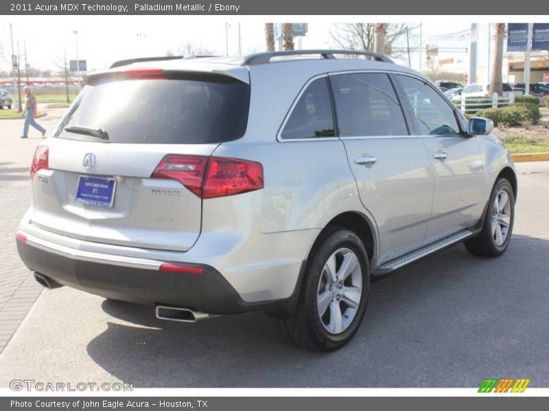 Palladium Metallic / Ebony 2011 Acura MDX Technology