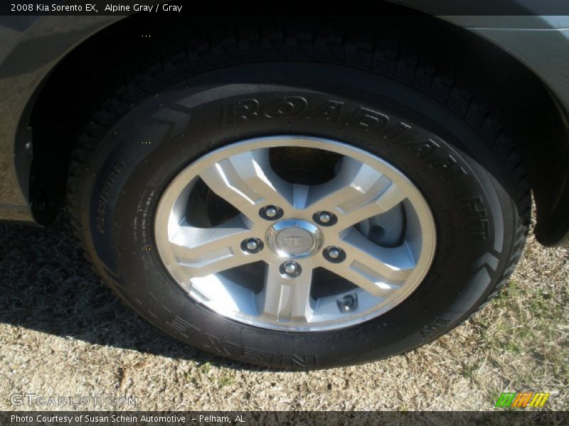 Alpine Gray / Gray 2008 Kia Sorento EX
