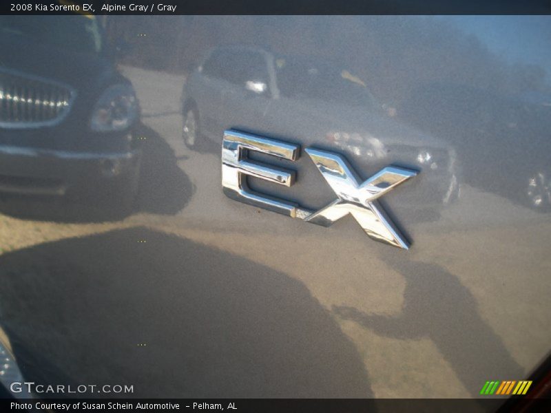Alpine Gray / Gray 2008 Kia Sorento EX