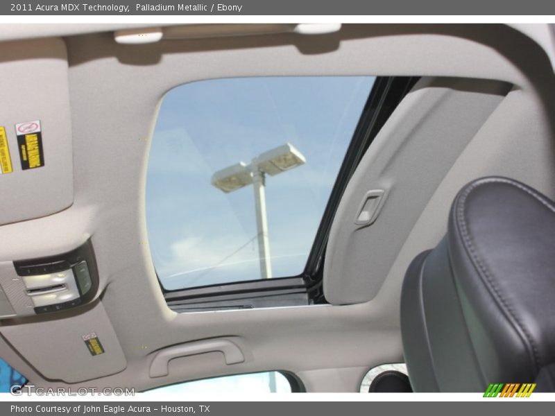Palladium Metallic / Ebony 2011 Acura MDX Technology