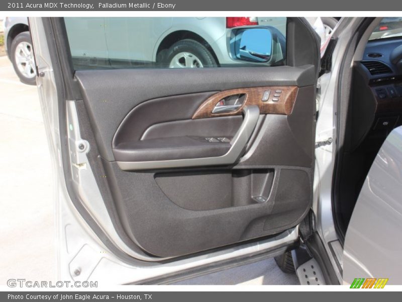 Palladium Metallic / Ebony 2011 Acura MDX Technology