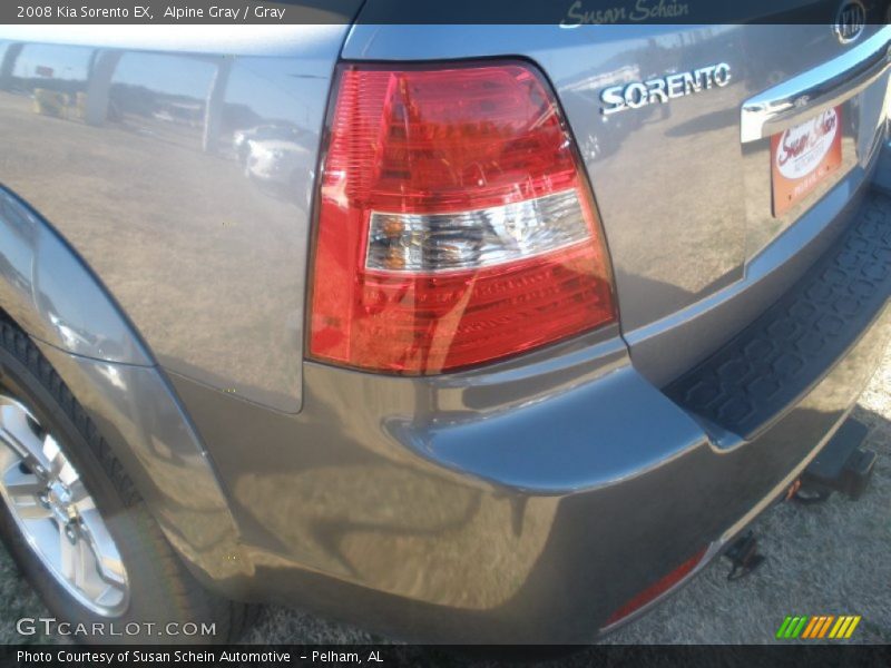 Alpine Gray / Gray 2008 Kia Sorento EX
