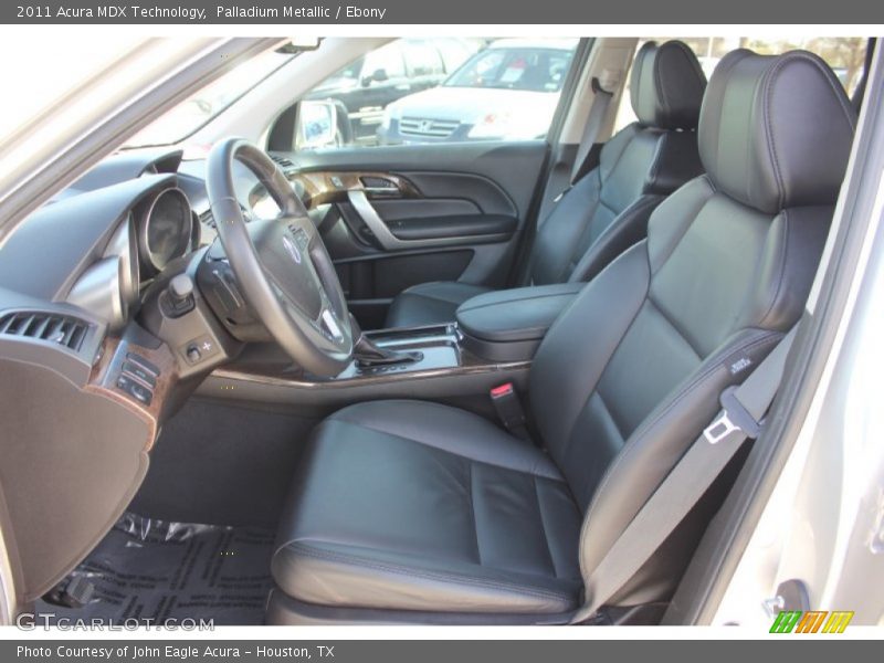 Palladium Metallic / Ebony 2011 Acura MDX Technology