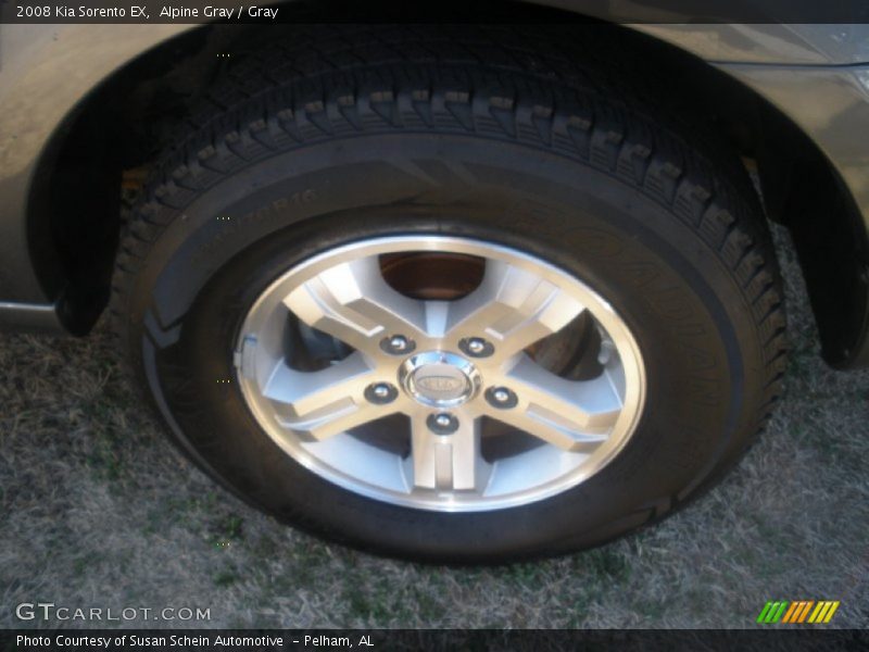 Alpine Gray / Gray 2008 Kia Sorento EX