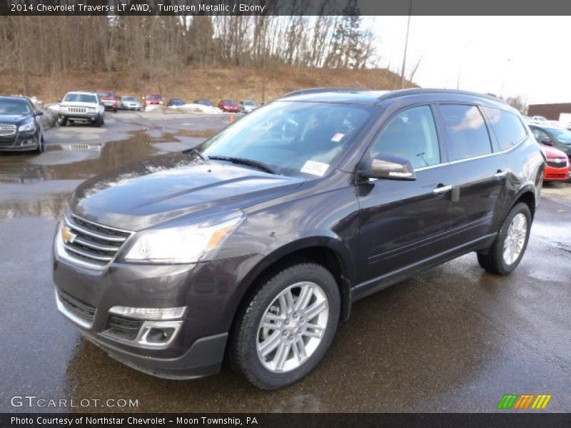 Tungsten Metallic / Ebony 2014 Chevrolet Traverse LT AWD