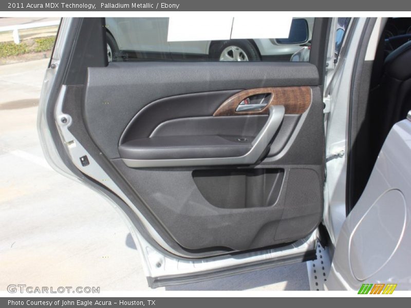 Palladium Metallic / Ebony 2011 Acura MDX Technology