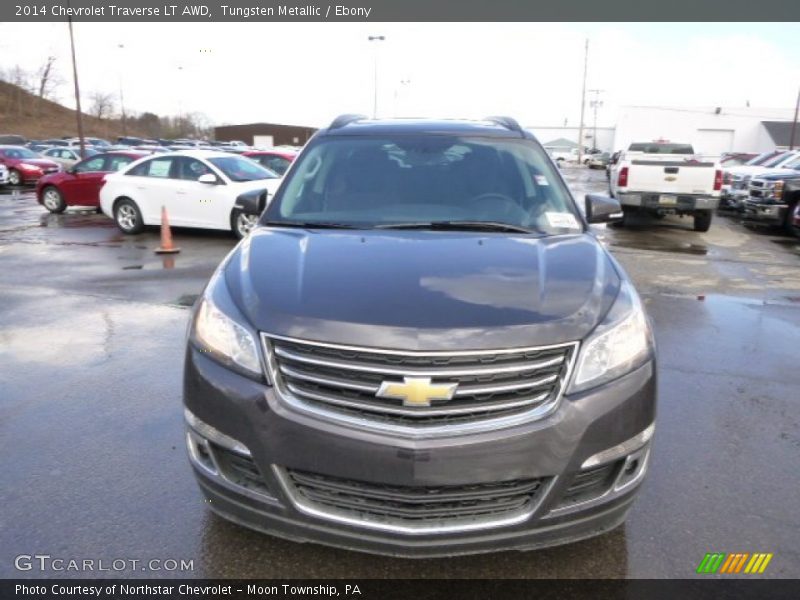 Tungsten Metallic / Ebony 2014 Chevrolet Traverse LT AWD