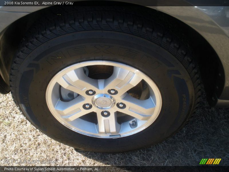 Alpine Gray / Gray 2008 Kia Sorento EX