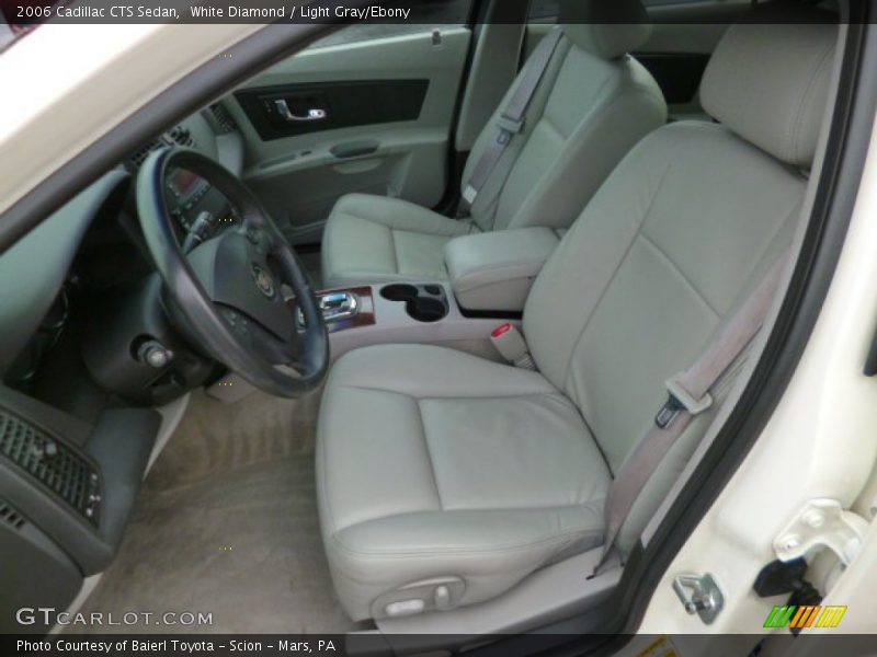 White Diamond / Light Gray/Ebony 2006 Cadillac CTS Sedan