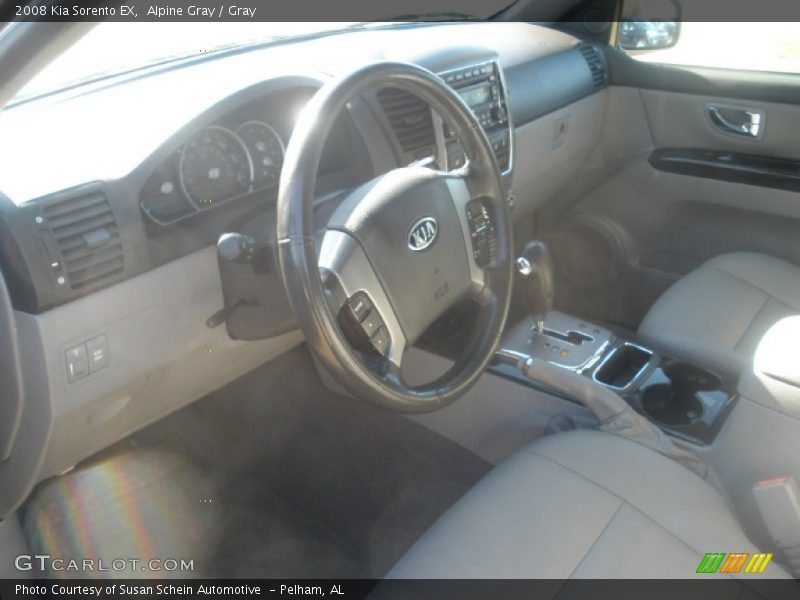 Alpine Gray / Gray 2008 Kia Sorento EX