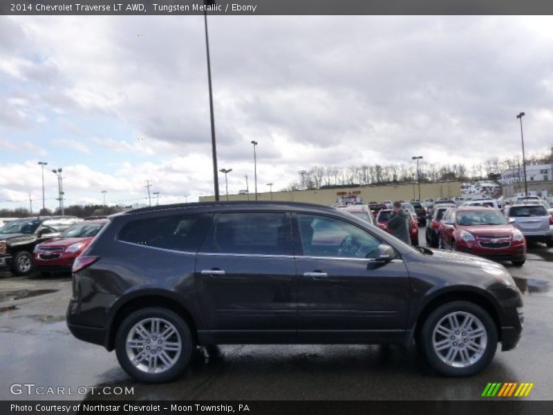 Tungsten Metallic / Ebony 2014 Chevrolet Traverse LT AWD