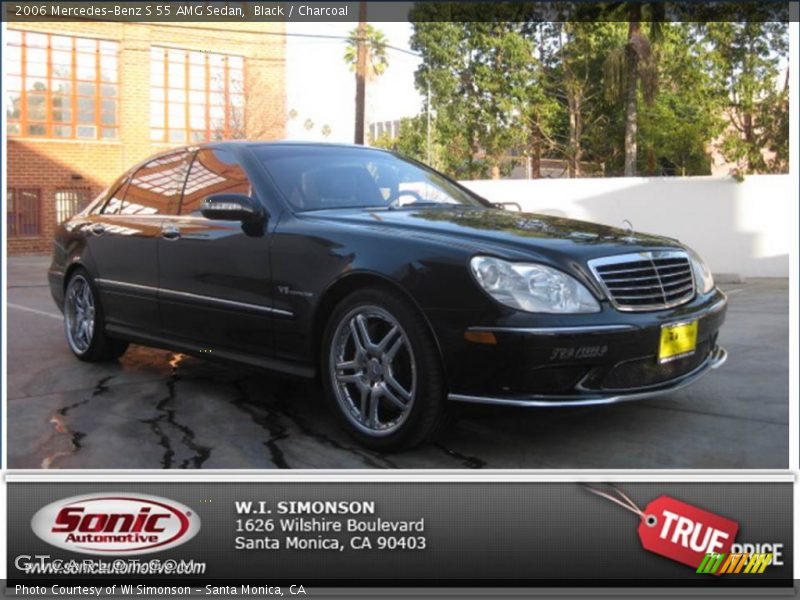 Black / Charcoal 2006 Mercedes-Benz S 55 AMG Sedan