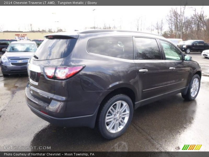 Tungsten Metallic / Ebony 2014 Chevrolet Traverse LT AWD