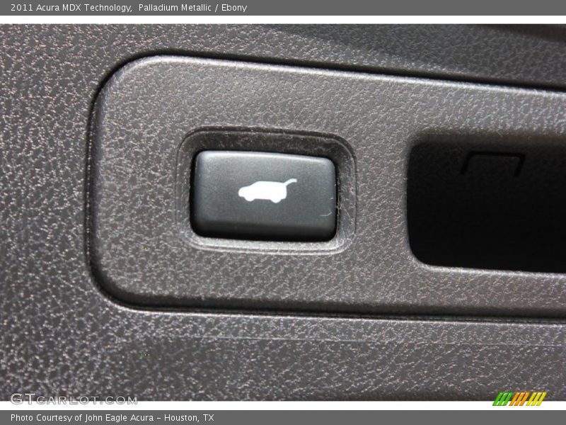 Palladium Metallic / Ebony 2011 Acura MDX Technology