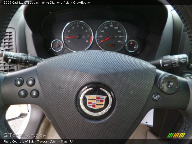 White Diamond / Light Gray/Ebony 2006 Cadillac CTS Sedan