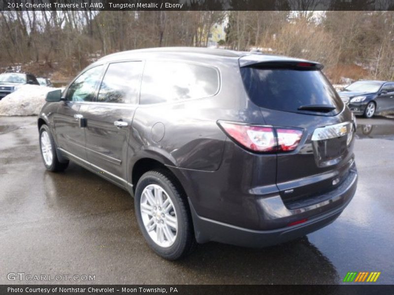 Tungsten Metallic / Ebony 2014 Chevrolet Traverse LT AWD