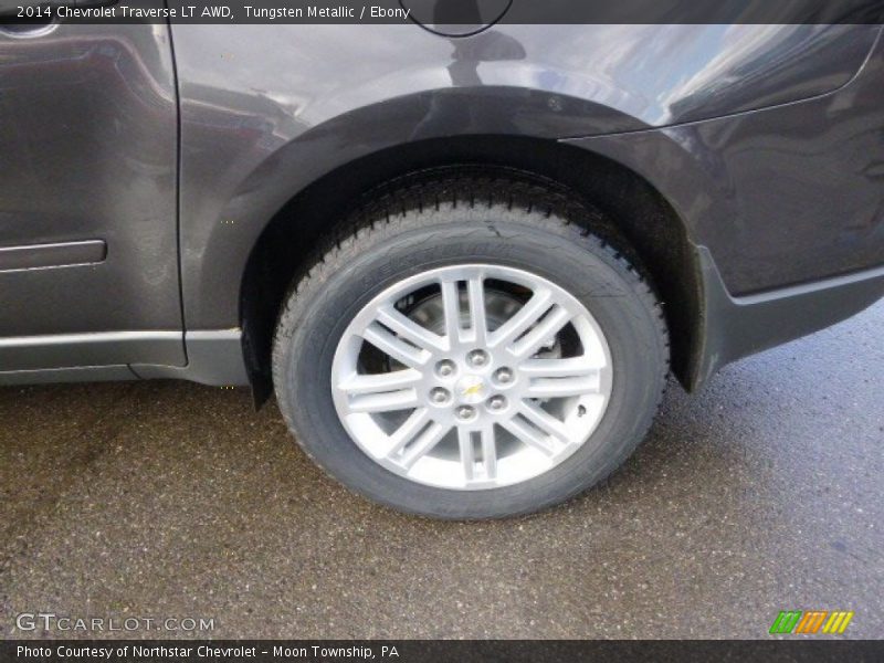 Tungsten Metallic / Ebony 2014 Chevrolet Traverse LT AWD