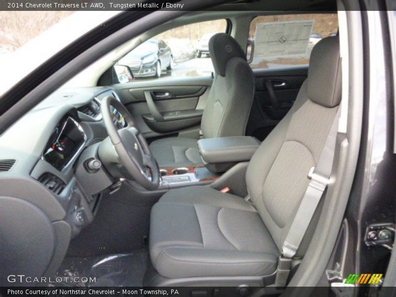 Tungsten Metallic / Ebony 2014 Chevrolet Traverse LT AWD