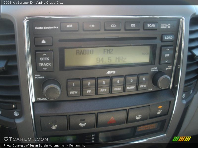 Alpine Gray / Gray 2008 Kia Sorento EX