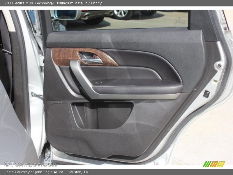 Palladium Metallic / Ebony 2011 Acura MDX Technology