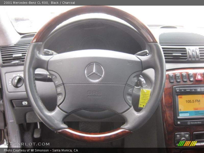 Black / Charcoal 2001 Mercedes-Benz CL 600