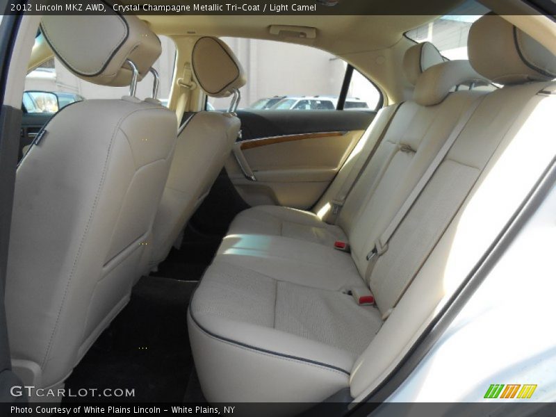 Crystal Champagne Metallic Tri-Coat / Light Camel 2012 Lincoln MKZ AWD