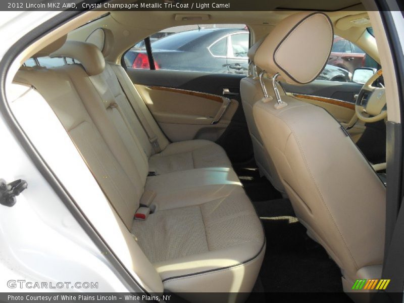 Crystal Champagne Metallic Tri-Coat / Light Camel 2012 Lincoln MKZ AWD