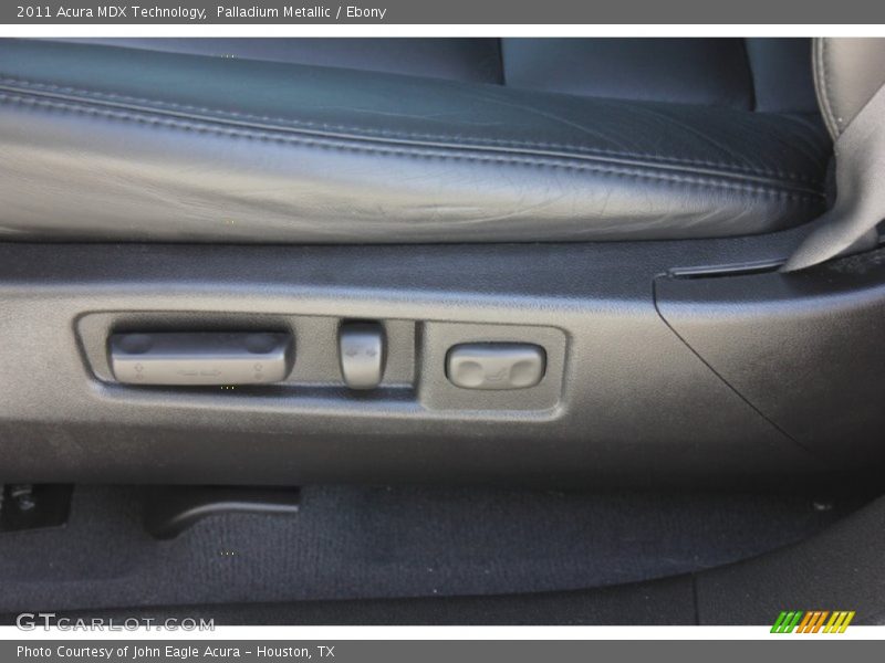 Palladium Metallic / Ebony 2011 Acura MDX Technology