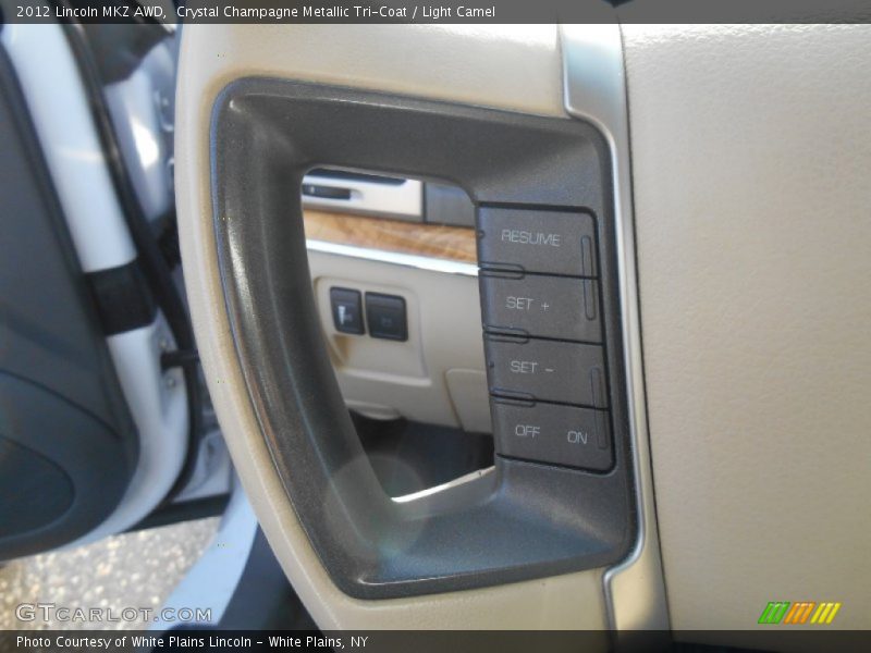 Crystal Champagne Metallic Tri-Coat / Light Camel 2012 Lincoln MKZ AWD