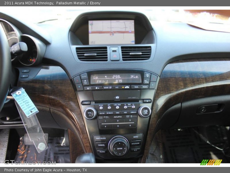 Palladium Metallic / Ebony 2011 Acura MDX Technology
