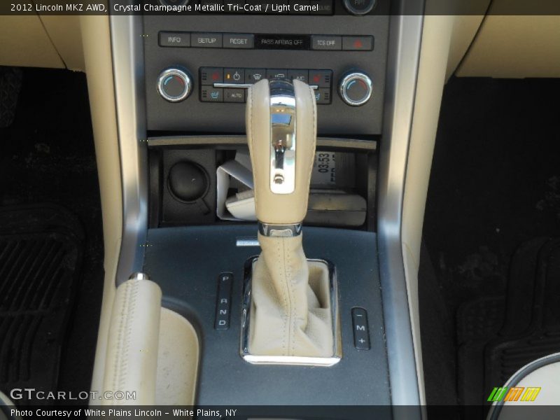 Crystal Champagne Metallic Tri-Coat / Light Camel 2012 Lincoln MKZ AWD