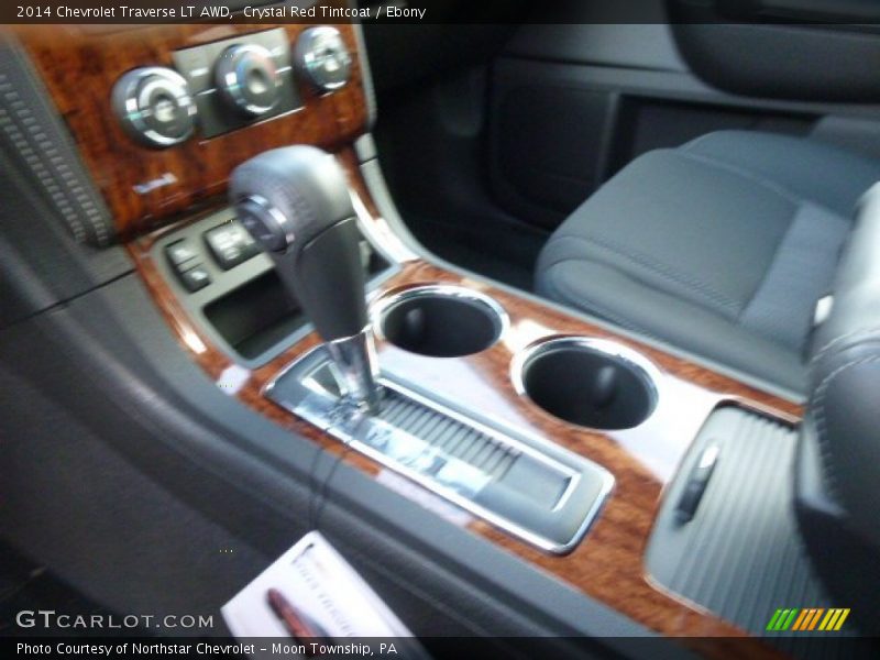 Crystal Red Tintcoat / Ebony 2014 Chevrolet Traverse LT AWD
