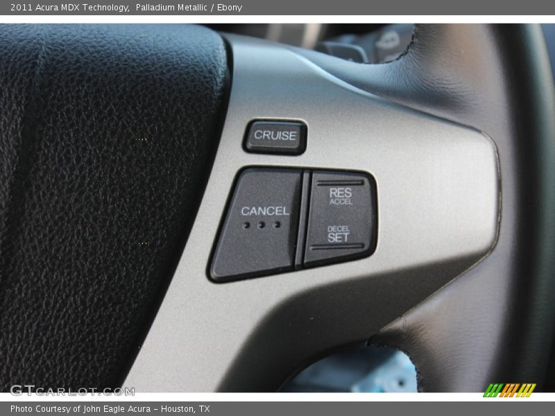 Palladium Metallic / Ebony 2011 Acura MDX Technology