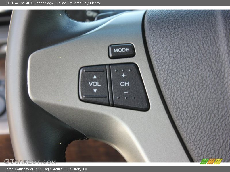 Palladium Metallic / Ebony 2011 Acura MDX Technology