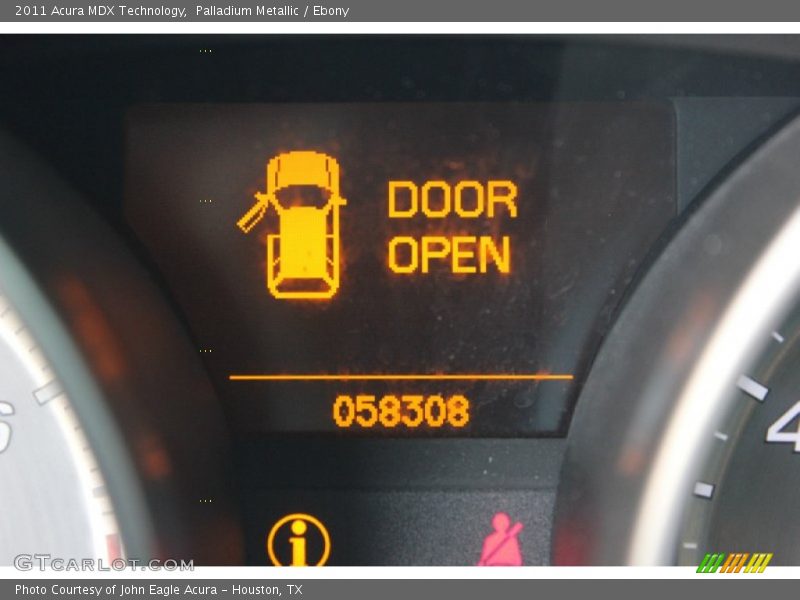 Palladium Metallic / Ebony 2011 Acura MDX Technology