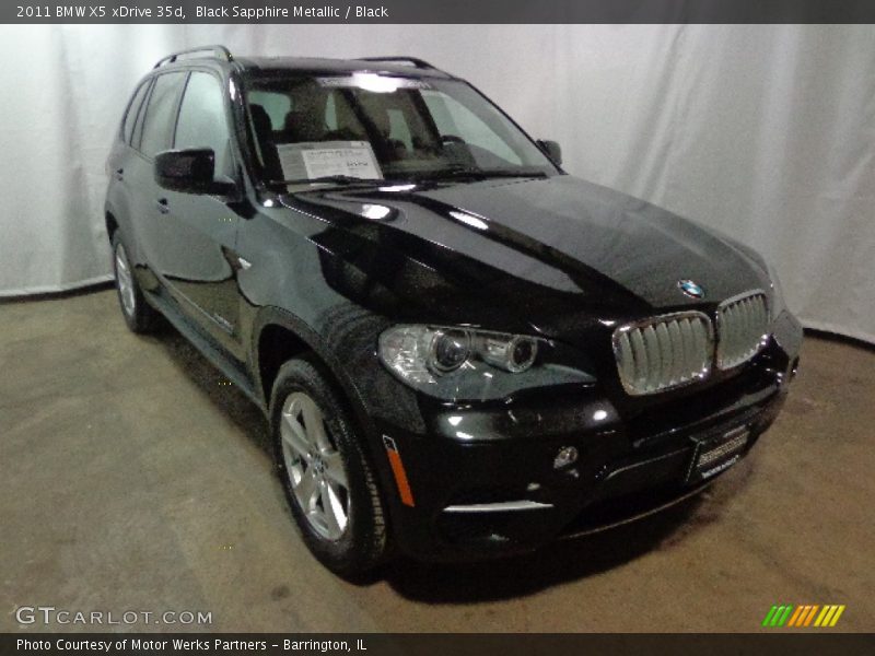 Black Sapphire Metallic / Black 2011 BMW X5 xDrive 35d