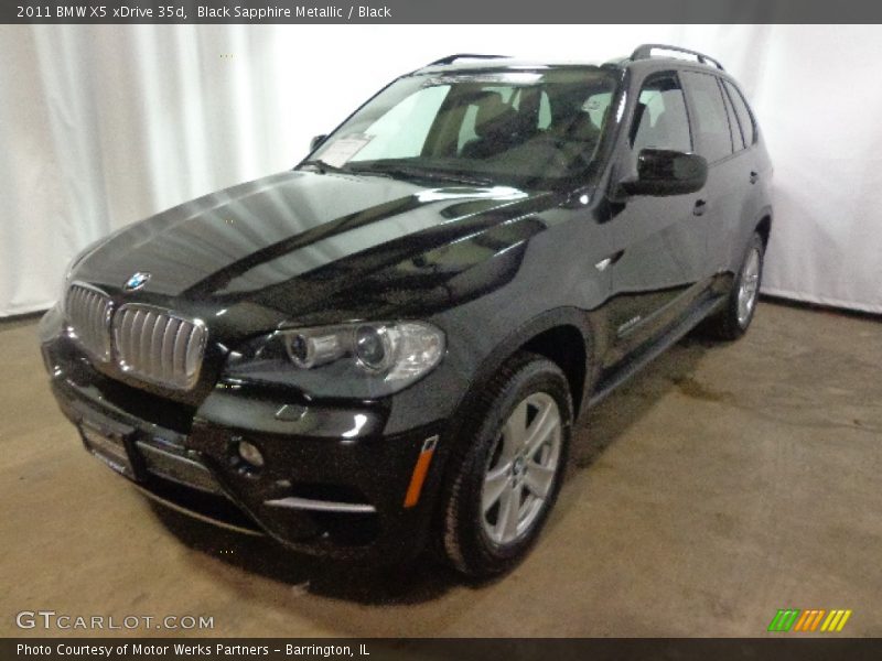 Black Sapphire Metallic / Black 2011 BMW X5 xDrive 35d