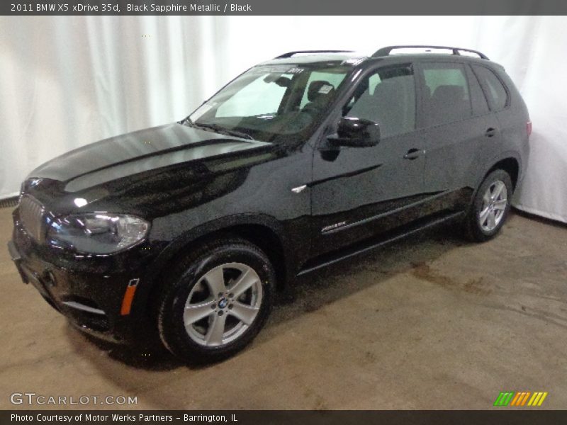 Black Sapphire Metallic / Black 2011 BMW X5 xDrive 35d