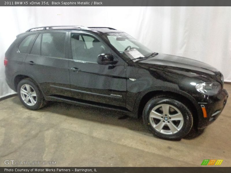 Black Sapphire Metallic / Black 2011 BMW X5 xDrive 35d