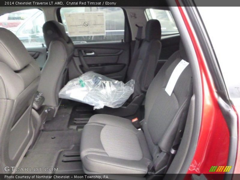 Crystal Red Tintcoat / Ebony 2014 Chevrolet Traverse LT AWD