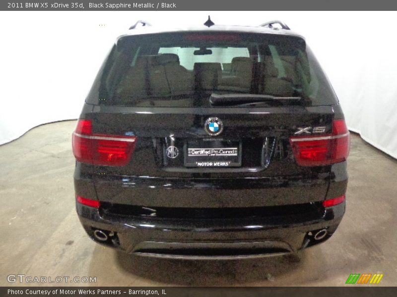 Black Sapphire Metallic / Black 2011 BMW X5 xDrive 35d