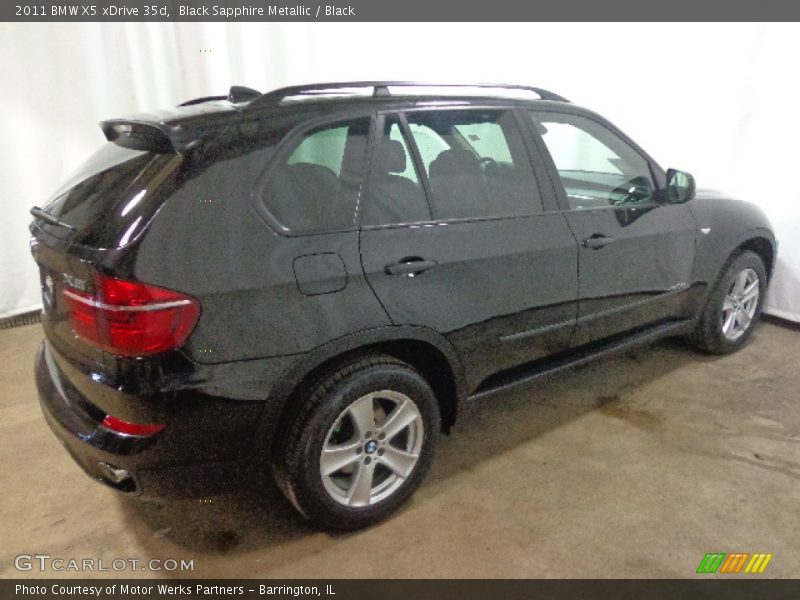 Black Sapphire Metallic / Black 2011 BMW X5 xDrive 35d