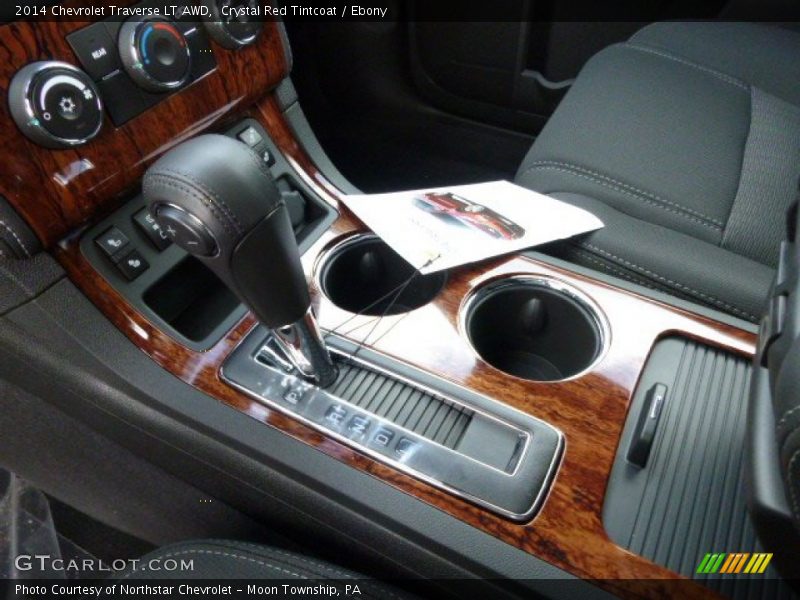 Crystal Red Tintcoat / Ebony 2014 Chevrolet Traverse LT AWD