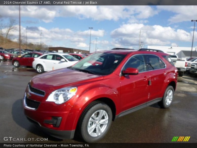 Crystal Red Tintcoat / Jet Black 2014 Chevrolet Equinox LT AWD