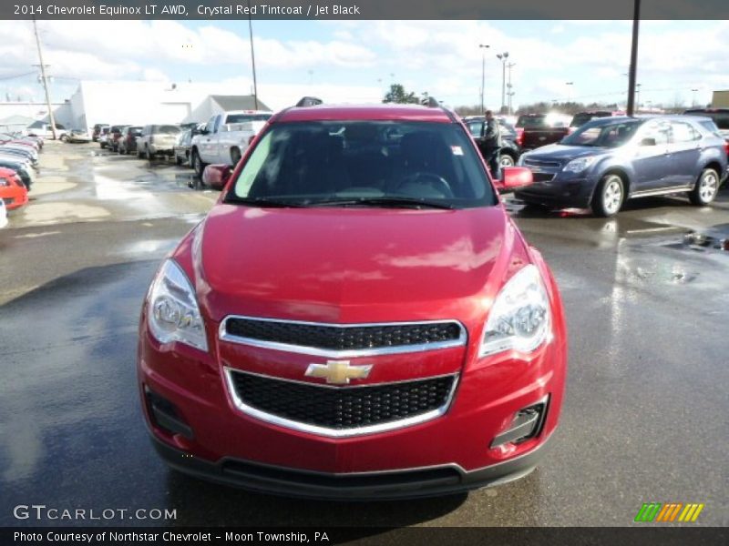 Crystal Red Tintcoat / Jet Black 2014 Chevrolet Equinox LT AWD