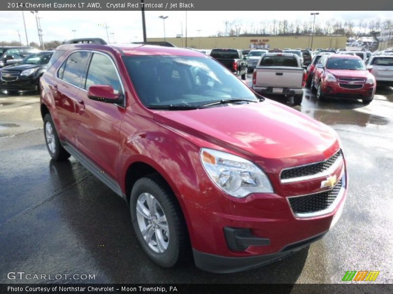 Crystal Red Tintcoat / Jet Black 2014 Chevrolet Equinox LT AWD