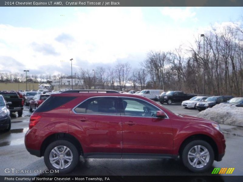 Crystal Red Tintcoat / Jet Black 2014 Chevrolet Equinox LT AWD