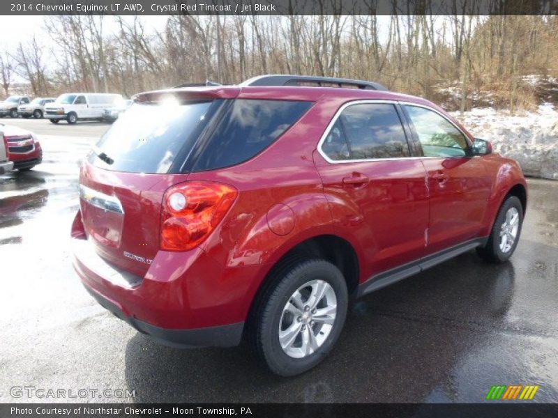Crystal Red Tintcoat / Jet Black 2014 Chevrolet Equinox LT AWD